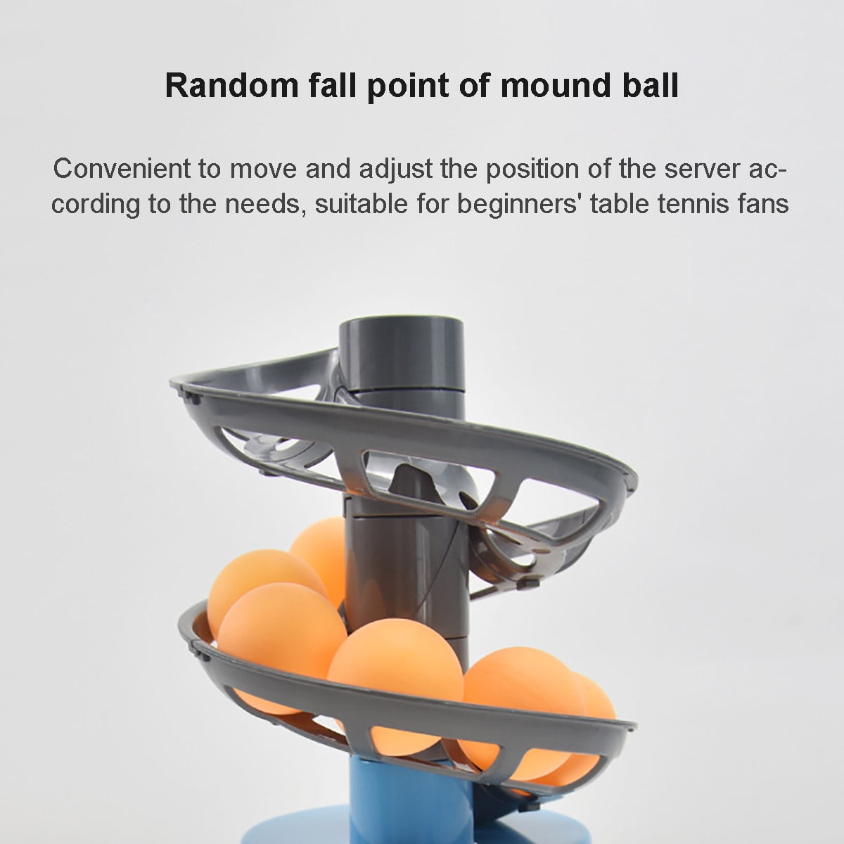 kucy Ping Pong Table Tennis Robot Automatic Ball Launcher Machine for Athletes Students Beginners Training